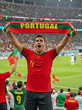 Недорогие Аксессуары-Мужской шарф-полотенце из полиэстера с принтом португальского флага, мягкий шарф для поддержки футбольных болельщиков в день футбольного матча, на стадионных мероприятиях, для просмотра спортивных соревнований и для повседневного использования.