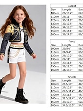 ieftine Costume pentru fete-Inspirat de idolul coreean Starul pop Ținute Film Modă Costum Cosplay Idol virtual for Fete Copii Halloween Carnaval Petrecere Școală