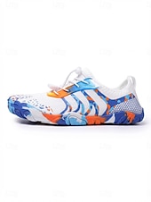 Недорогие Люди-Мужские бело-голубые быстросохнущие водные кроссовки, легкие, для плавания босиком, нескользящая пляжная обувь для водных видов спорта, плавания, отдыха на море, прогулок по волнам, сплавов по рекам и занятий спортом на открытом воздухе.