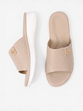 economico Sandali Comodi-Sandali da donna comodi con plateau, sandali slip-on imbottiti con plantare morbido per casa, viaggi e uso quotidiano.