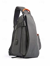 cheap Men's Bags-Men's Polyester Sling Bag Chest Pack, Multi-Color Crossbody Bag with Adjustable Shoulder Strap, Ideal for Casual Daily Use, Outdoor Sports, Hiking, Fishing and Travel