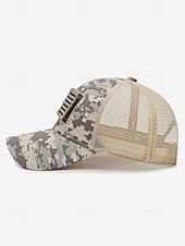  Heren truckerpet van polyester met Amerikaanse vlag, geborduurd klittenbandpatch in diverse kleuren, verstelbare pasvorm, perfect voor de viering van 250 jaar Amerika, Onafhankelijkheidsdag,