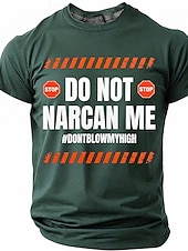  Men's Do Not Narcan Me Dont Blow My High Funny Sarcastic Meme Edgy Dark Humor T-shirt Graphic Crew Neck Short Sleeve Gag Gift for Friends Party Navy Blue Designer Clothing Apparel