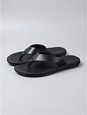 abordables Mujeres-Sandalias de dedo color marrón claro para mujer: chanclas cómodas y acolchadas con tiras de piel sintética para vacaciones en la playa y viajes de verano. &amp;Relajación informal al aire libre