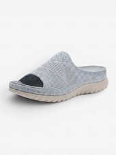 preiswerte Komfortsandalen-Graue, bequeme Damen-Sandalen mit Fußgewölbeunterstützung – atmungsaktive, leichte Sportsandalen mit gepolsterter Sohle, lässige Sommerschuhe für drinnen, draußen, auf Reisen und am Strand &amp; gehen