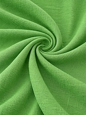 economico Camicie-Per donna Camicie effetto lino Blusa Camicia in finto lino Tinta unica Quotidiano Elegante Essenziale Manica Corta Asimmetrico Top Regolari Quotidiano Nero Giallo Cachi Rosso Verde Estate Primavera