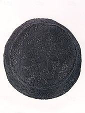 levne Dámské klobouky-Dámský bohémský krajkový klobouk, prodyšný polyesterový skládací sluneční klobouk v černé a bílé barvě pro dovolenou na pláži, každodenní nošení na volný čas, cestování a letní styling.