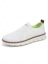 halpa miehet-Miesten beigenväriset slip-on-vapaa-ajan kengät, kevyet, hengittävät ja mukavat loaferit, saari- ja risteilytyyli miehille, sopivat lomakohteiden kävelyille, uima-altaan äärellä rentoutumiseen ja kesämatkoille.