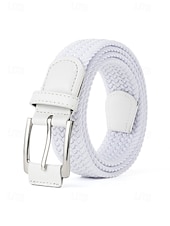 preiswerte Herrengürtel-Geflochtener Herren-Stretchgürtel mit Kunstlederbesatz, verstellbarer, gewebter Freizeitgürtel in verschiedenen Farben für den Alltag, Strandurlaub, Reisen und Resort-Looks