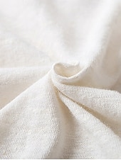  Per donna Camicia Blusa con texture Top estivi Semplice Elegante Classico Manica Corta Scollo a V Top lunghi Casuale Beige chiaro Verde chiaro Viola chiaro Estate Primavera