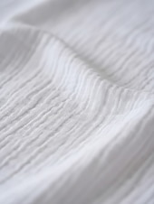 ieftine tricou simplu-Pentru femei Cămașă din bumbac Zdrobit Cu Șiret Tunică Culoare solidă Epocă Modă Manșon Jumate Mâneci Lejere În V Crop Tops Casual Zilnic Negru Alb Vară