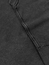 ieftine tricou simplu-Tricou oversized pentru femei din 100% bumbac bluze vintage spălate stilat casual mânecă scurtă guler rotund bluze regulare de zi cu zi ieșiri negru vară primăvară