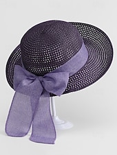 preiswerte Hüte für Damen-Damen-Sonnenhut im Boho-Stil, faltbarer Strohhut mit breiter Krempe und Schleife in verschiedenen Farben für Strandurlaub, Freizeit, Reisen und Sommerurlaub im Resort.