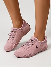 billiga Damsneakers-Rosa promenadskor för kvinnor – flexibla och bekväma sneakers med noll dropp för resor, promenader utomhus, trädgårdsarbete &amp;dagligt vardagskläder