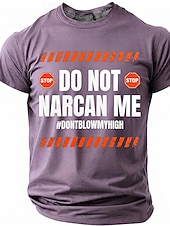  Men's Do Not Narcan Me Dont Blow My High Funny Sarcastic Meme Edgy Dark Humor T-shirt Graphic Crew Neck Short Sleeve Gag Gift for Friends Party Navy Blue Designer Clothing Apparel