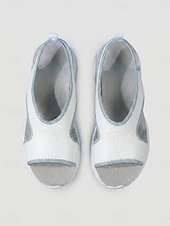 voordelige Sport Sandalen-Lichtgewicht instapsandalen voor dames – ademend ontwerp met uitsparingen, zachte dempende zool, casual wandelschoenen voor de zomer en op reis. &amp;alledaagse kleding