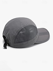 abordables Sombreros de hombre-Gorra de béisbol de poliéster transpirable y ligera para hombre, sombrero de sol con panel de malla ajustable multicolor para viajes de vacaciones, actividades al aire libre, senderismo y uso casual