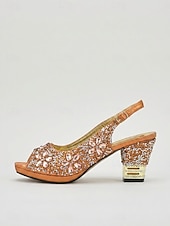 ieftine Sandale cu toc-pantofi eleganți pentru femei &amp;set de genți – accesorii asortate șic pentru cocktailuri