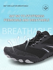 abordables Mujeres-Zapatillas acuáticas descalzas rosas y azules para mujer, calcetines acuáticos antideslizantes de secado rápido, calzado ligero y transpirable para la playa, natación, snorkel, buceo y surf. &amp;