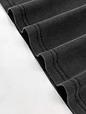 ieftine tricou simplu-Tricou oversized pentru femei din 100% bumbac bluze vintage spălate stilat casual mânecă scurtă guler rotund bluze regulare de zi cu zi ieșiri negru vară primăvară