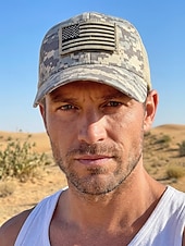  Heren truckerpet van polyester met Amerikaanse vlag, geborduurd klittenbandpatch in diverse kleuren, verstelbare pasvorm, perfect voor de viering van 250 jaar Amerika, Onafhankelijkheidsdag,