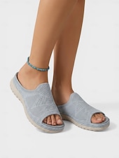 preiswerte Komfortsandalen-Graue, bequeme Damen-Sandalen mit Fußgewölbeunterstützung – atmungsaktive, leichte Sportsandalen mit gepolsterter Sohle, lässige Sommerschuhe für drinnen, draußen, auf Reisen und am Strand &amp; gehen