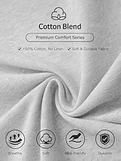 abordables Bas-Femmes Chinos Pantalon d'été 100% Coton Droit Vacances Streetwear Basique Longueur complète Taille moyenne Uni Avec Poches Taille Élastique Confortable Confort Non Elastique Quotidien Extérieur