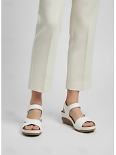 preiswerte Komfortsandalen-Offene Klettsandalen für Damen – lässige, bequeme Keilsandalen für den Sommer zum Gehen und Reisen