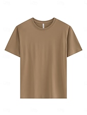  Dame T skjorte T-skjorte عادي Mote Stilfull Grunnleggende Kortermet Crew-hals Vanlige topper Daglig Ut på byen Helg Svart Hvit Rosa Rød Navyblå Sommer Vår Ice silk cool feeling