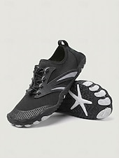 abordables Mujeres-Zapatillas acuáticas descalzas rosas y azules para mujer, calcetines acuáticos antideslizantes de secado rápido, calzado ligero y transpirable para la playa, natación, snorkel, buceo y surf. &amp;