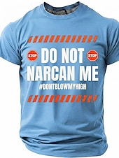  Men's Do Not Narcan Me Dont Blow My High Funny Sarcastic Meme Edgy Dark Humor T-shirt Graphic Crew Neck Short Sleeve Gag Gift for Friends Party Navy Blue Designer Clothing Apparel