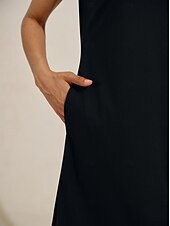 お買い得  デザイナーコレクション-女性用 ゴルフドレス ブラック / ホワイト ノースリーブ ドレス レディース ゴルフウェア ウェア アウトフィット ウェア アパレル