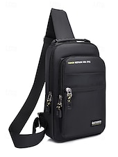 economico Borselli da uomo-Borsa a tracolla da uomo in poliestere, zaino a tracolla di grande capacità multicolore con tracolla regolabile e design multi-tasca, ideale per viaggi, tempo libero all'aperto e uso quotidiano.