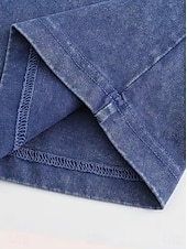  Damen Henley Hemd Vintage Mode Stilvoll Ärmellos Kurzarm Normale Oberteile Lässig Strand Blau Purpur Orange Rosa Grau Sommer Frühling