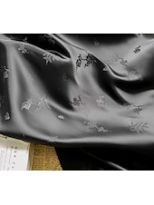 preiswerte Meerjungfrau Abendkleider-Meerjungfrauenschnitt Bodenlange Schleppe Abendkleid Elegant Blumen seidig Ärmellos Ein-Schulter Abendgesellschaft Gartenparty Satin Jacquard mit Gerafft