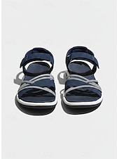 cheap Sport Sandals-Women's Outdoor Sport Sandals with Magic Tape Straps, Comfortable Walking Shoes for Hiking, Beach and Casual Outdoor Adventures