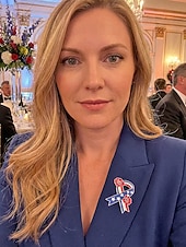 voordelige Accessoires-Damesbrocheset met legering lint en bloemmotief, gouden en zilveren patriottische reversspelden voor de viering van 250 jaar Amerika, Onafhankelijkheidsdag, feestelijke avondkleding en feestelijke