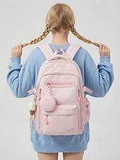 preiswerte Kinder- und Teenager-Rucksäcke-Minimalistischer Schulrucksack für Tween  Teen Mädchen mit süßem Münzfach großer mehrfächiger Rucksack für Reisen zur Uni im täglichen Gebrauch