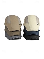 economico Cappelli da uomo-Berretto piatto da uomo in cotone a rete, regolabile e traspirante, modello newsboy ivy hat, ideale per l'uso quotidiano, le vacanze al mare, i viaggi e lo stile estivo all'aperto.