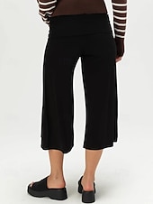 abordables Leggings lisos-Mujer Pantalones Capri Leggings cómodos Vacaciones Básico Medio corto Alta cintura Comodidad Alta elasticidad Diario Negro Gris Verano Primavera Holgado