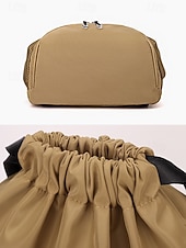 economico Zaini da Esterno-Zaino da donna in nylon, disponibile in vari colori, di grande capacità con numerose tasche, leggero e resistente, ideale per vacanze al mare, sport all'aria aperta e per l'uso quotidiano.