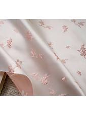 preiswerte Meerjungfrau Abendkleider-Meerjungfrauenschnitt Bodenlange Schleppe Abendkleid Elegant Blumen seidig Ärmellos Ein-Schulter Abendgesellschaft Gartenparty Satin Jacquard mit Gerafft