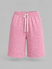 preiswerte Bermudashorts-Damen Bermudashorts Chinos Shorts 100% Baumwolle Urlaub Basic Knielang Mittlere Taillenlinie Komfort Dehnbar Täglich Urlaub Formell Grasgrün Schwarz Rosenrot Kaffee Sommer Frühling Normale Passform