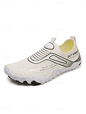 abordables Hommes-Chaussures aquatiques jaunes pour hommes - baskets minimalistes à séchage rapide - chaussures d'extérieur respirantes et antidérapantes pour les activités nautiques, les promenades sur la plage, la natation et les voyages de vacances