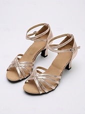 preiswerte 1920er Jahre &amp; Gatsby-Ära-Champagnerfarbene Damen-Pumps im Stil der 1920er Jahre, inspiriert von „Der große Gatsby“ – Vintage-Flapper-Tanzschuhe mit gekreuzten Riemen &amp;elegante Kitten Heels für Jazzpartys, Gatsby-Galas