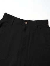 cheap Wide Leg &amp; High Waisted-Women's Wide Leg Dress Pants Elegant Fashion Full Length High Waist Plain Comfort Khaki Black Coffee Summer Spring Fall