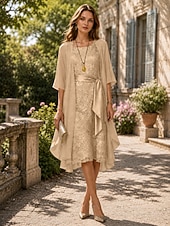 voordelige moeders wikkels-Effen Sjaals Jas Jacket Vrouwen Wrap Moeder's Bruiloft Gast Wraps Dames Elegante Halve Mouw Chiffon Wraps Met Effen Kleur Voor Avondfeest Lente  Herfst dress to impress