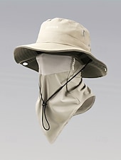 economico Cappelli da uomo-Cappello da sole da uomo per avventure all'aria aperta, con visiera regolabile, protezione UV, rete traspirante, ideale per viaggi, escursioni e pesca per uomini maturi.