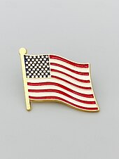  Women's USA Independence Day Alloy Pins Set – Multi-Style Patriotic Pins, Stars, Flags, Heart, Map, 7.4 Designs for Holiday, Party, and Festival Wear