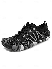 cheap Men-Men's Blue Water Shoes - Quick-Dry Barefoot Aqua Sneakers - Breathable Non-Slip Outdoor Shoes for Water Activities, Beach Walking, Swimming and Vacation Travel